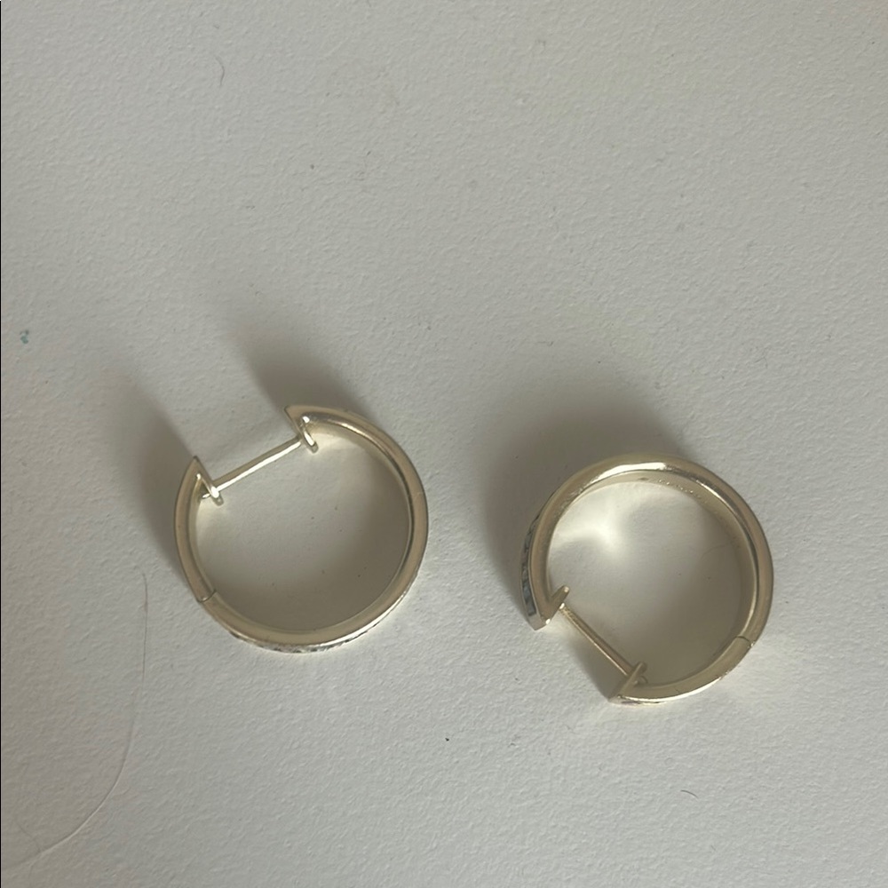 Kendra Scott gold multi color hoops